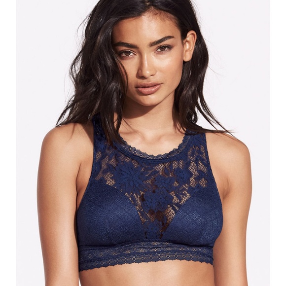 Victoria's Secret Lace Bra Bralette Longline Lace - Picture 3 of 4